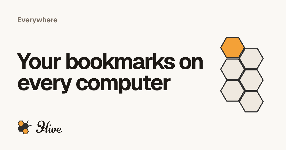 Sync bookmarks across computers | Hive
